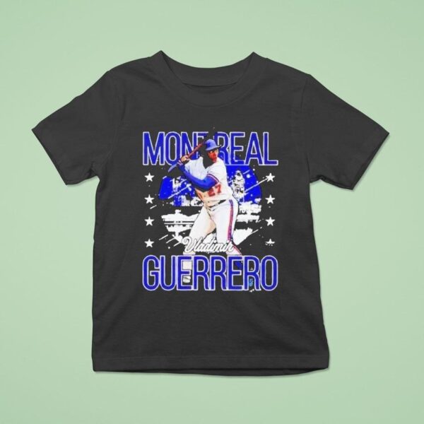 Vladimir Guerrero Montreal Skyline Swing T Shirt