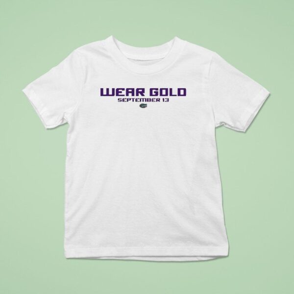 Wear Gold September Florida Gators T Shirt