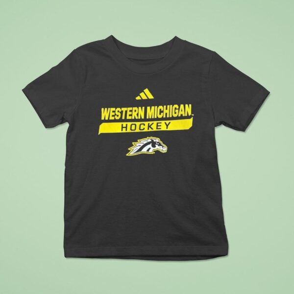 Western Michigan Hockey Logo T Shirt