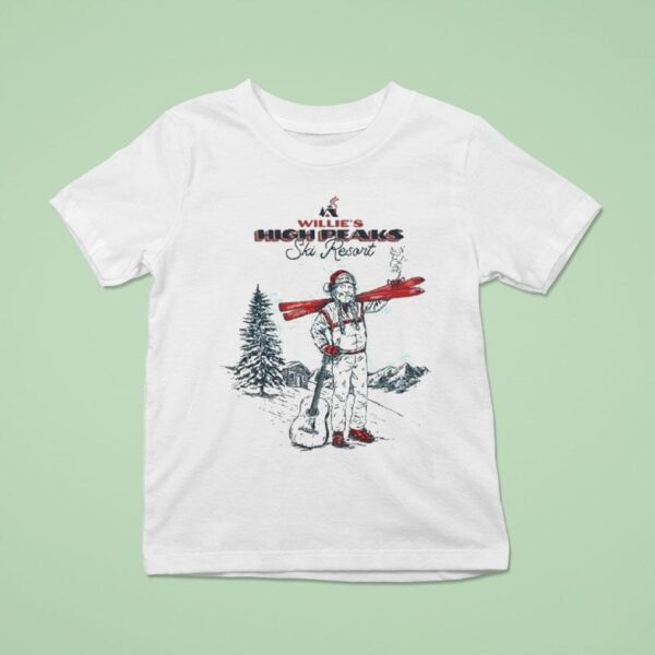 Willie Nelson Willie S High Peaks Ski Resort Winter T Shirt