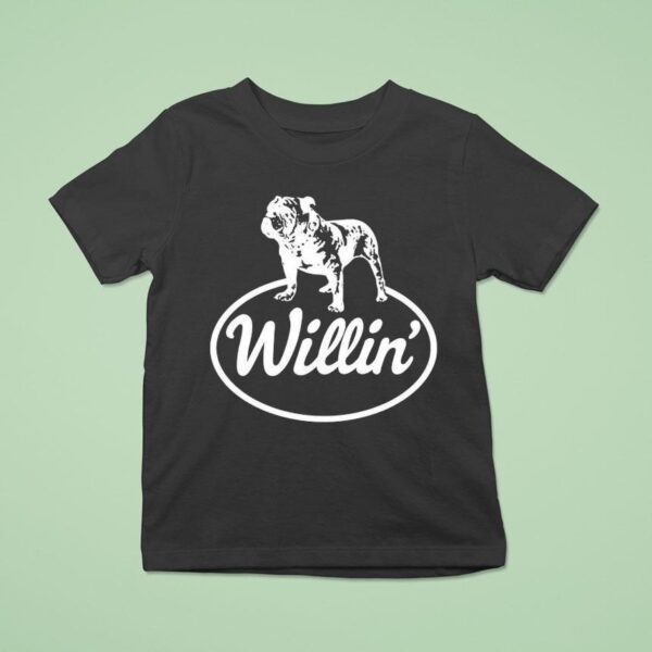 Willin Bulldog T Shirt