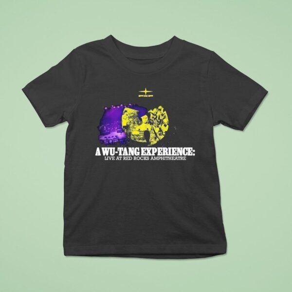 Wu Tang Clan X Project X Paris Live At Red Rocks Amphitheatre T Shirt