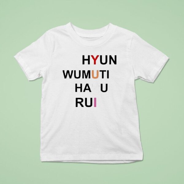 Yuri Hyun Wumuti Haru Rui T Shirt