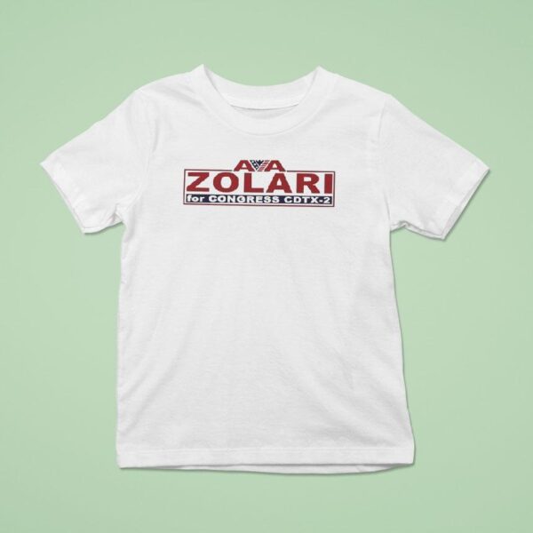 Zolari For Congress Cdtx Usa T Shirt