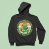 A Frog Reading A Book Leaves Are Falling Books Are Calling Hoodie