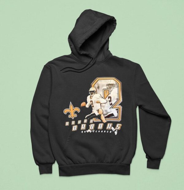 Aaron Brooks Quarterback New Orleans Saints Football Hoodie