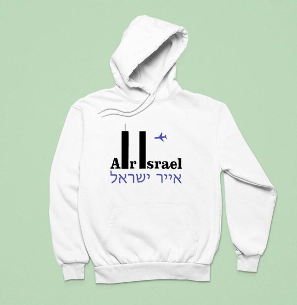 Air Israel As Twin Towers Hoodie