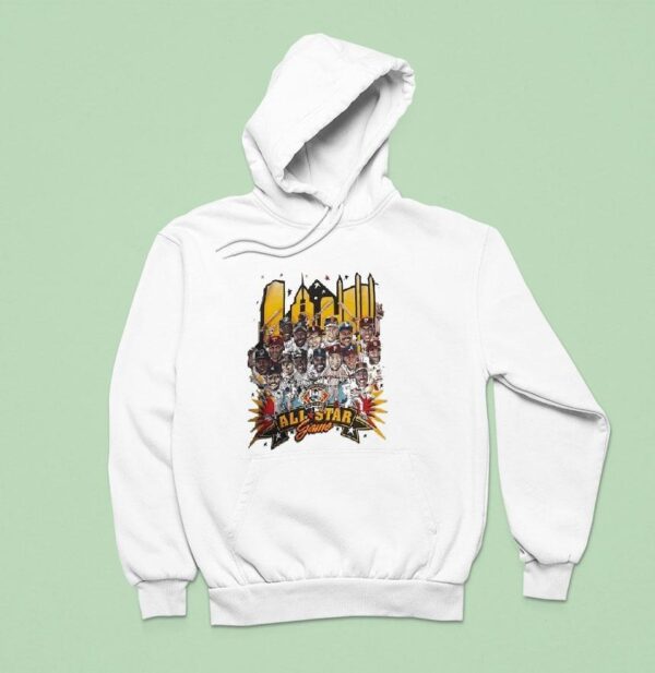 All Star Major League Baseball Mlb With All Baseball Team Vintage Hoodie