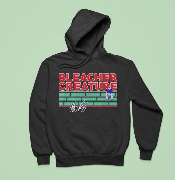 Anthony Rizzo Bleacher Creature Chicago Cubs Signature Hoodie