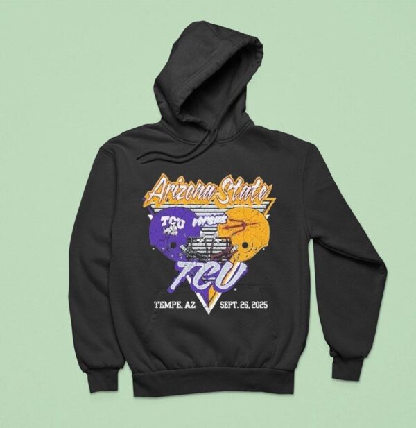 Arizona State Sun Devils Vs Tcu Horned Frogs Gameday Tempe Az Sept Hoodie