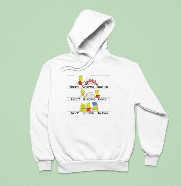 Bart Knows Books Bart Knows Beer Hoodie