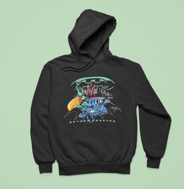 Batman Forever Batman Robin With Other Characters Hoodie