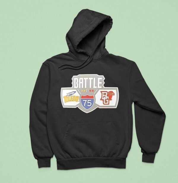 Battle Of Interstate Toledo Rockets Vs Bowling Green Falcons Hoodie