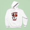 Bison Painting The Midwest Krush Red Indiana Hoosier Hoodie