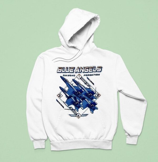 Blue Angels Diamond Formation Naval Aviation Museum Hoodie