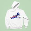 Boston Terrier Buffalo Bills Football Parody Logo Hoodie
