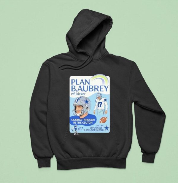 Brandon Aubrey Dallas Cowboys Nfl Kicker Coming Through In The Clutch Hoodie