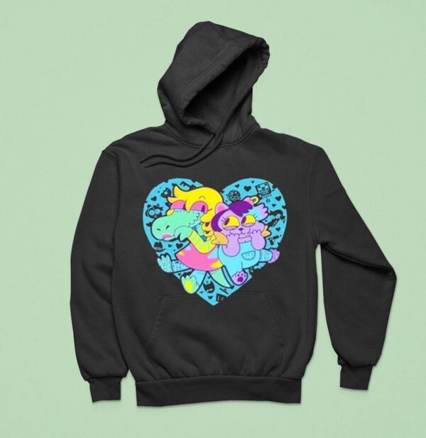 Bratty And Catty Hear Hoodie