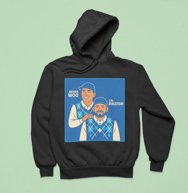 Bryan Woo And Cal Raleigh Step Brothers Hoodie