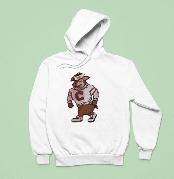 Carolina Hurricanes Hockey Mascot Vintage Hoodie