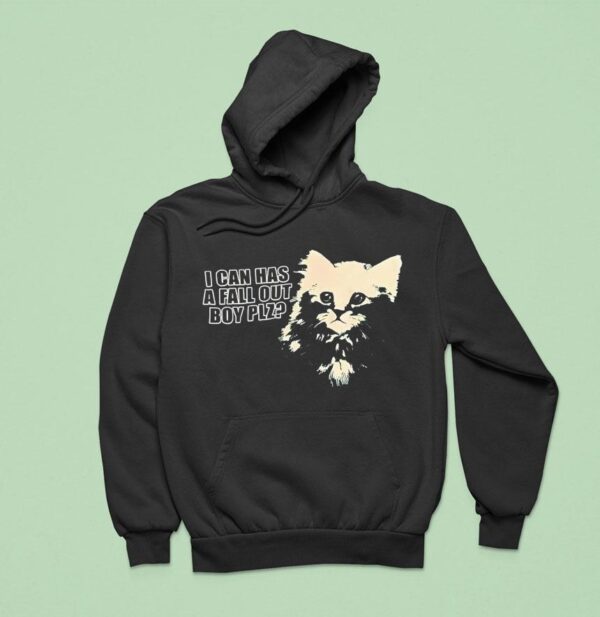 Cat I Can Has A Fall Out Boy Plz Hoodie