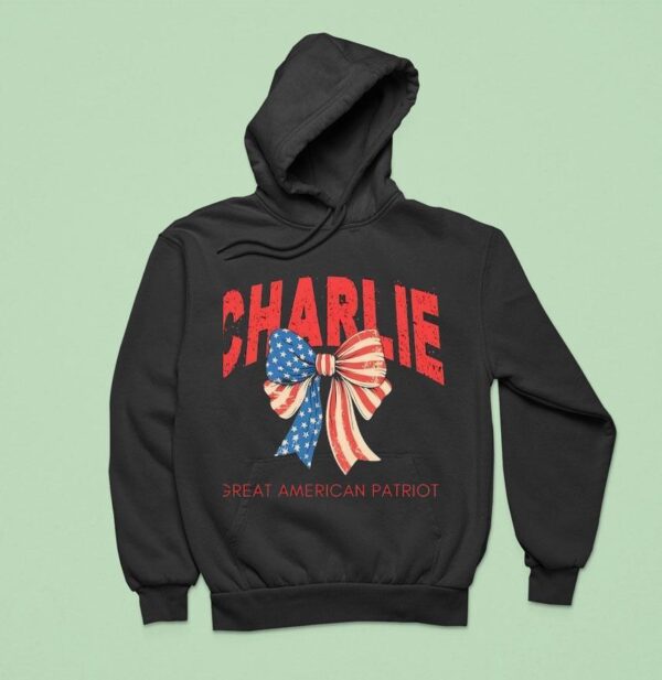 Charlie Kick Great American Patriot Hero Hoodie
