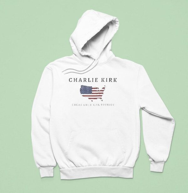 Charlie Kirk Great American Patriot United State Map Hoodie