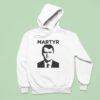 Charlie Kirk Martyr Portrai Hoodie