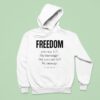 Christ Is Lord Freedom You May Kill The Messenger But You Can T Kill The Message Hoodie