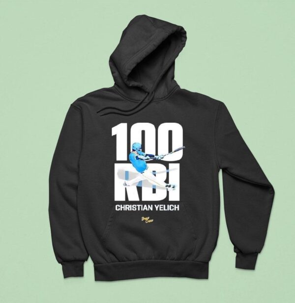 Christian Yelich Rbi Milwaukee Brewers Baseball Hoodie