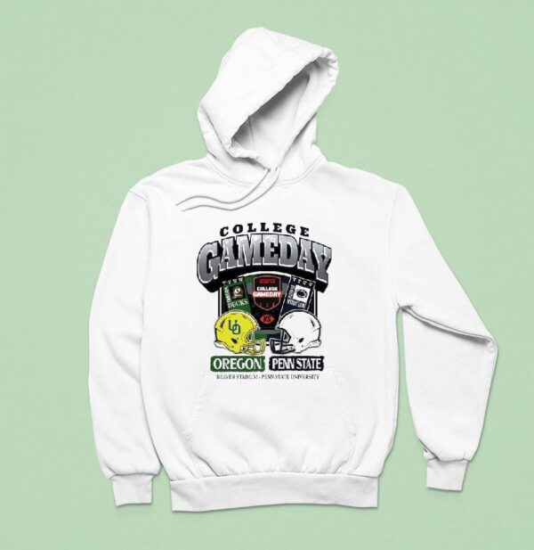 College Gameday Oregon Ducks Vs Penn State Nittany Lions Football Hoodie