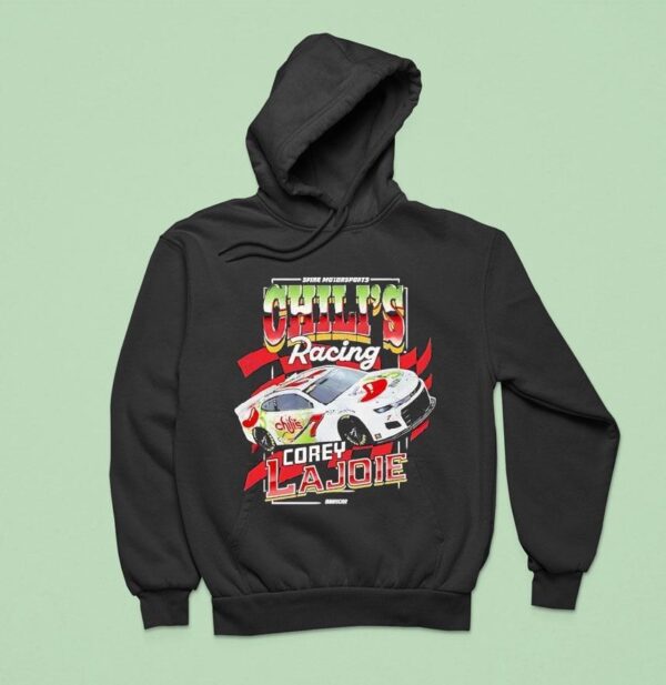 Corey Lajoie Chili S Racing No Chevrolet Silverado Rst For Spire Motorsports Hoodie