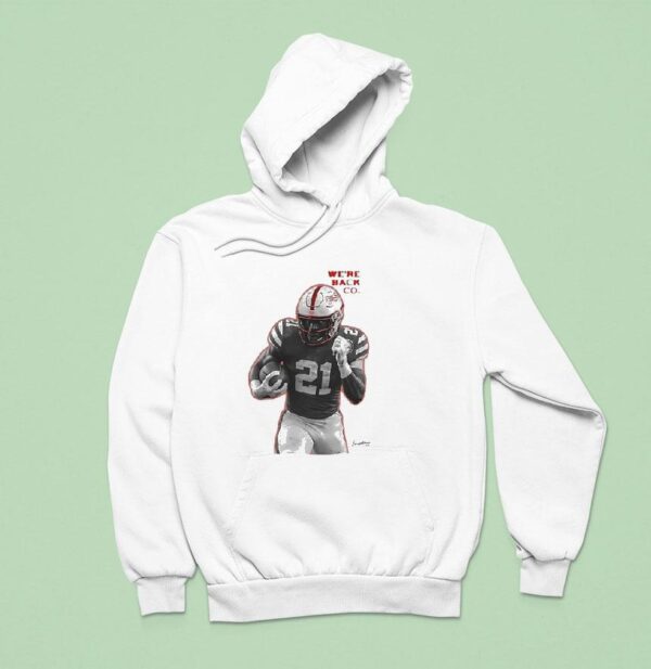 Emmett Johnson We Re Back Co Nebraska Cornhuskers Football Hoodie