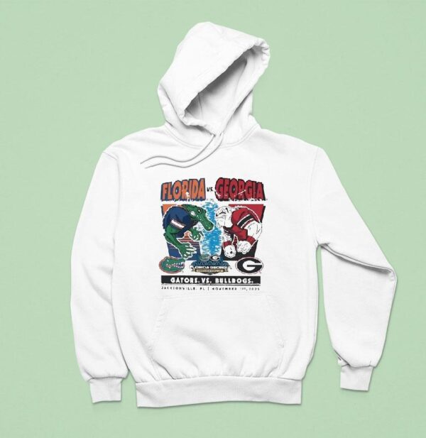 Florida Gators And Georgia Bulldogs Football Jacksonville Hoodie