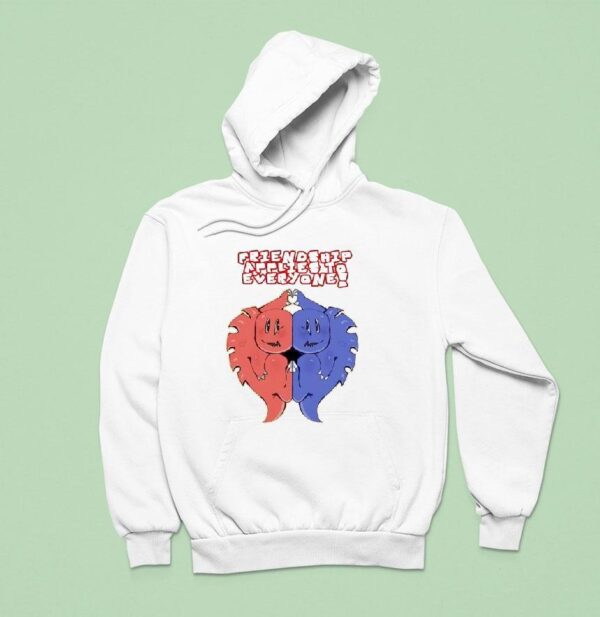 Friendship Applies To Everyone Cartoon Hoodie