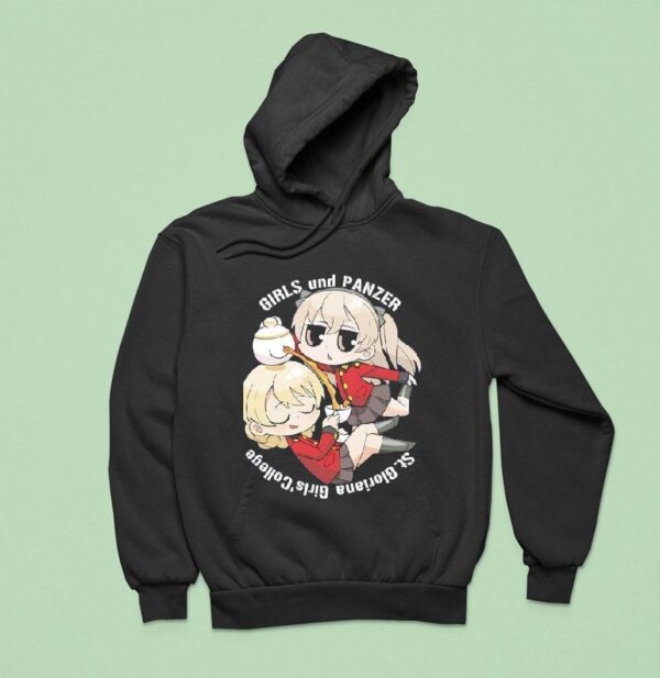 Girls Und Panzer St Gloriana Girls College Anime Hoodie