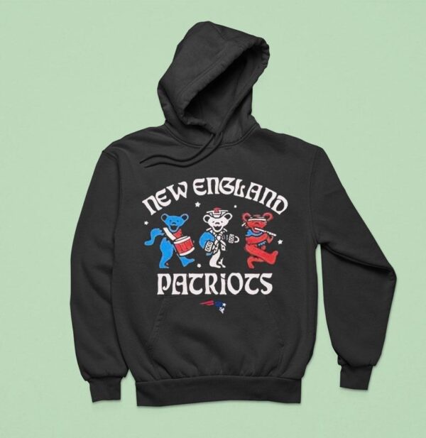 Grateful Dead X New England Patriots Nfl Hoodie