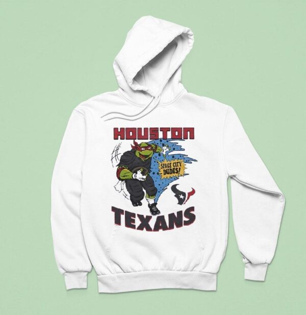 Houston Texans X Nage Mutant Ninja Turtles Space City Dudes Hoodie