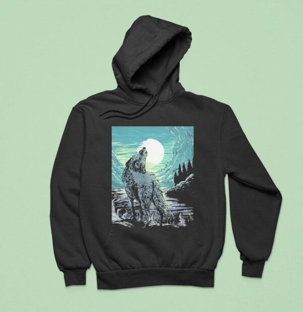 Howl Of The Sea Wolf A Coastal Tale Hoodie