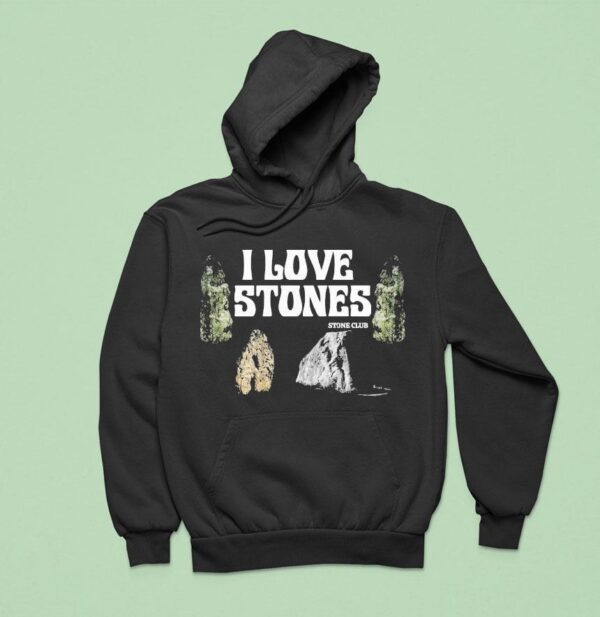 I Love Stones Stone Club Hoodie