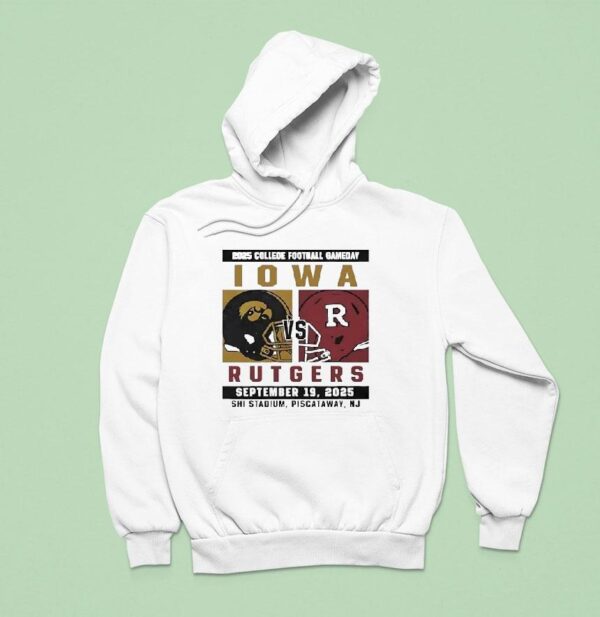 Iowa Hawkeyes Vs Rutgers Scarlet Knights Football College Football Gameday Hoodie