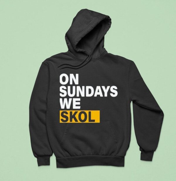 J J Mccarthy On Sundays We Skol Hoodie