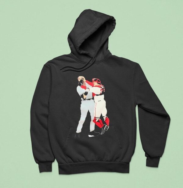 Jason Varitek Boston Red Sox And Alex Rodriguez New York Yankees Figh Hoodie