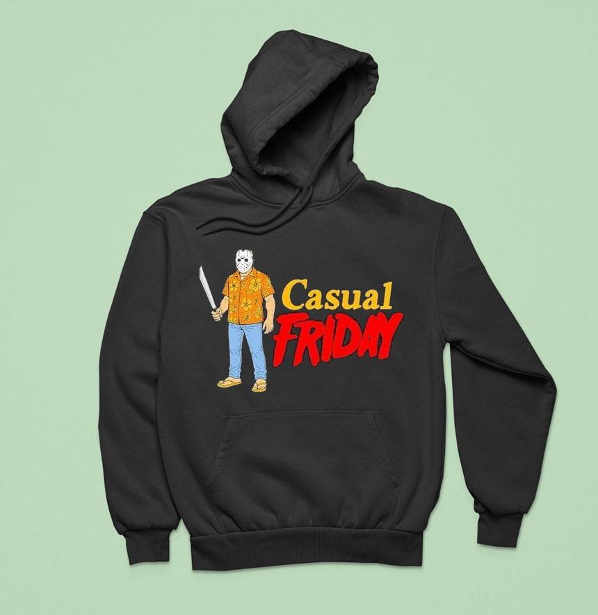 Jason Voorhees Casual Friday Halloween Hoodie Jason Voorhees Casual Friday Halloween Hoodie