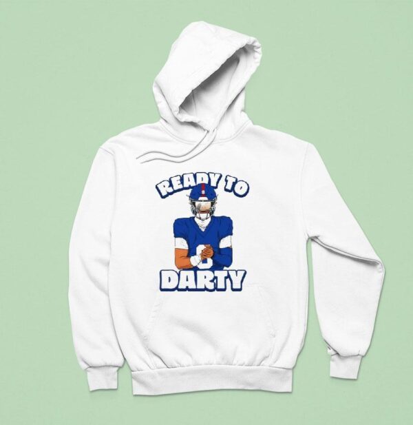 Jaxson Dart Ready To Darty New York Giants Hoodie