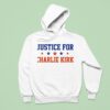 Justice For Charlie Kirk Patriotic Stars Hoodie