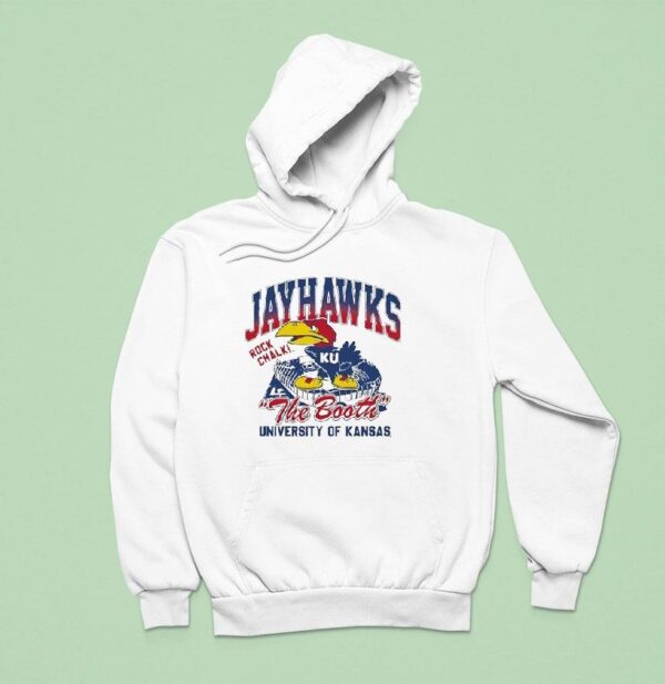 Kansas Jayhawks The Booth University Of Kansas Rock Chalk Hoodie