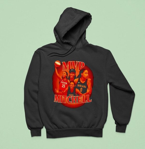 Kelsey Mitchell Mvp Indiana Fever Basketball Hoodie