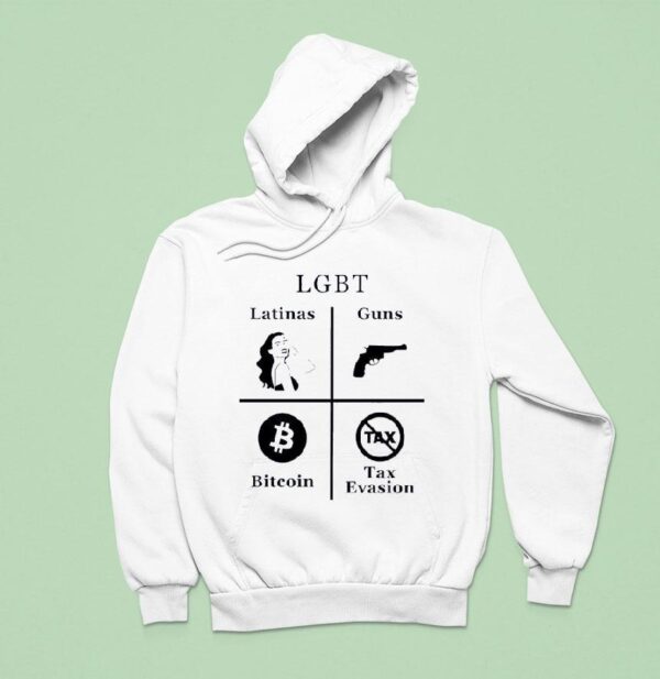 Lgbt Latinas Guns Bitcoins Tax Evasion Hoodie