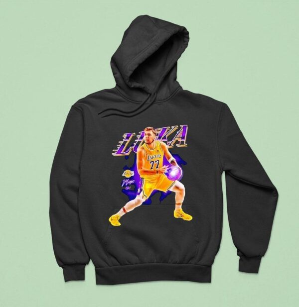 Luka Doncic Los Angeles Lakers Basketball Signature Graphic Hoodie